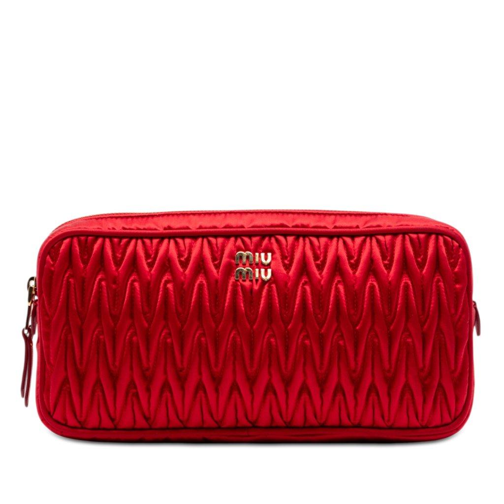 Miu Miu Nappa Matelasse Clutch