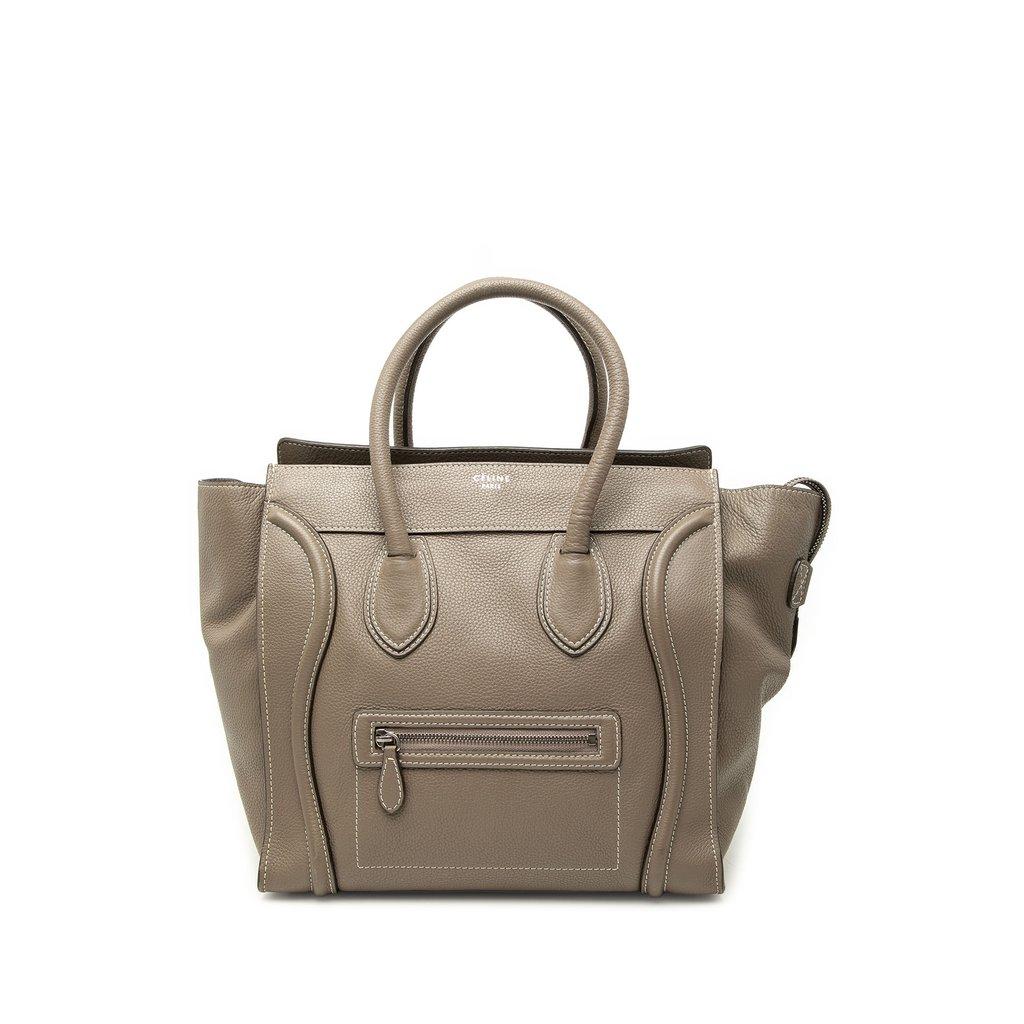 Celine Mini Calfskin Luggage Tote