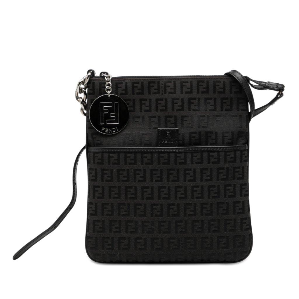 Fendi حقيبة كروسبودي من قماش الكوسة