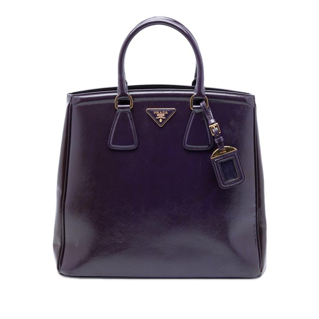 Prada حقيبة سافيانو فيرنيس بارابول