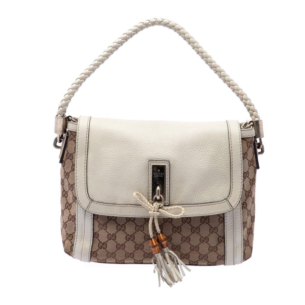 Gucci GG Canvas Bella Flap Satchel