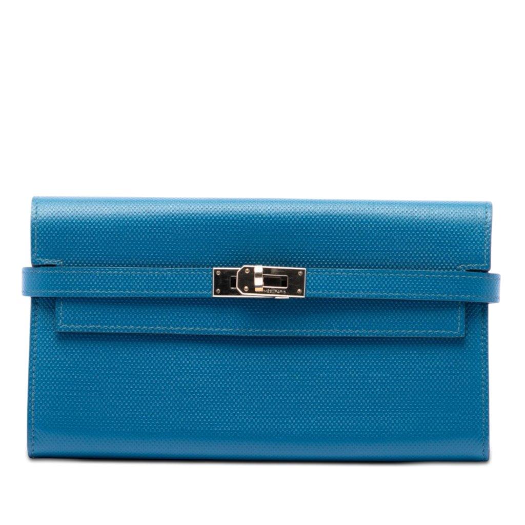 Hermès Grain d H Kelly Longue Wallet