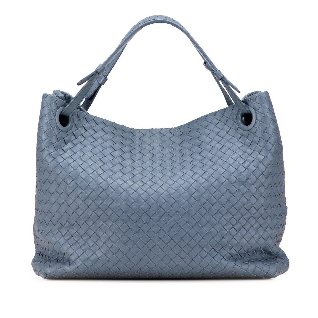 Bottega Veneta حقيبة نابا انتريشياتو جاردا متوسطة الحجم