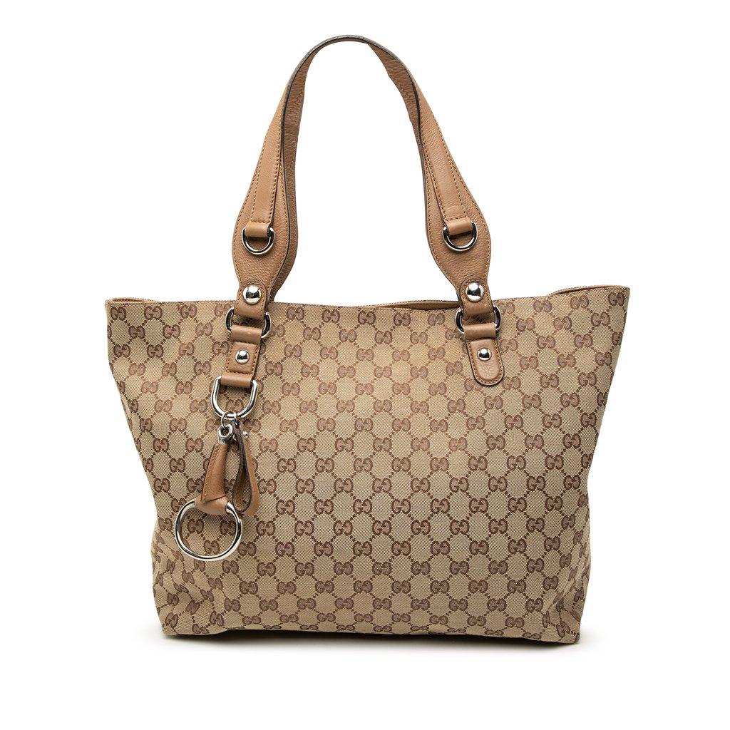 Gucci حقيبة GG Canvas Icon Bit Tote