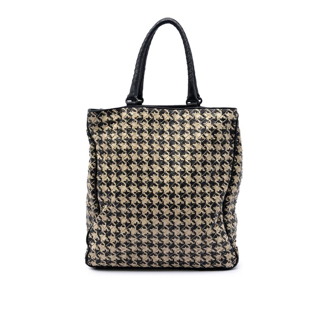 Bottega Veneta حقيبة نابا إنترشياتو هاوندستوث عمودية