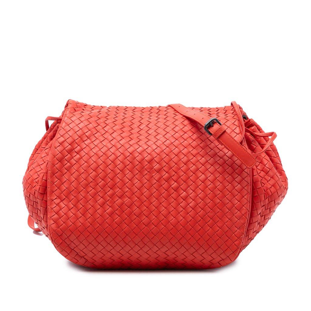 Bottega Veneta حقيبة كروس نابا إنترشياتو بقلاب