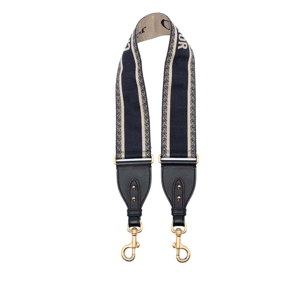 Dior Embroidered Canvas Bag Strap