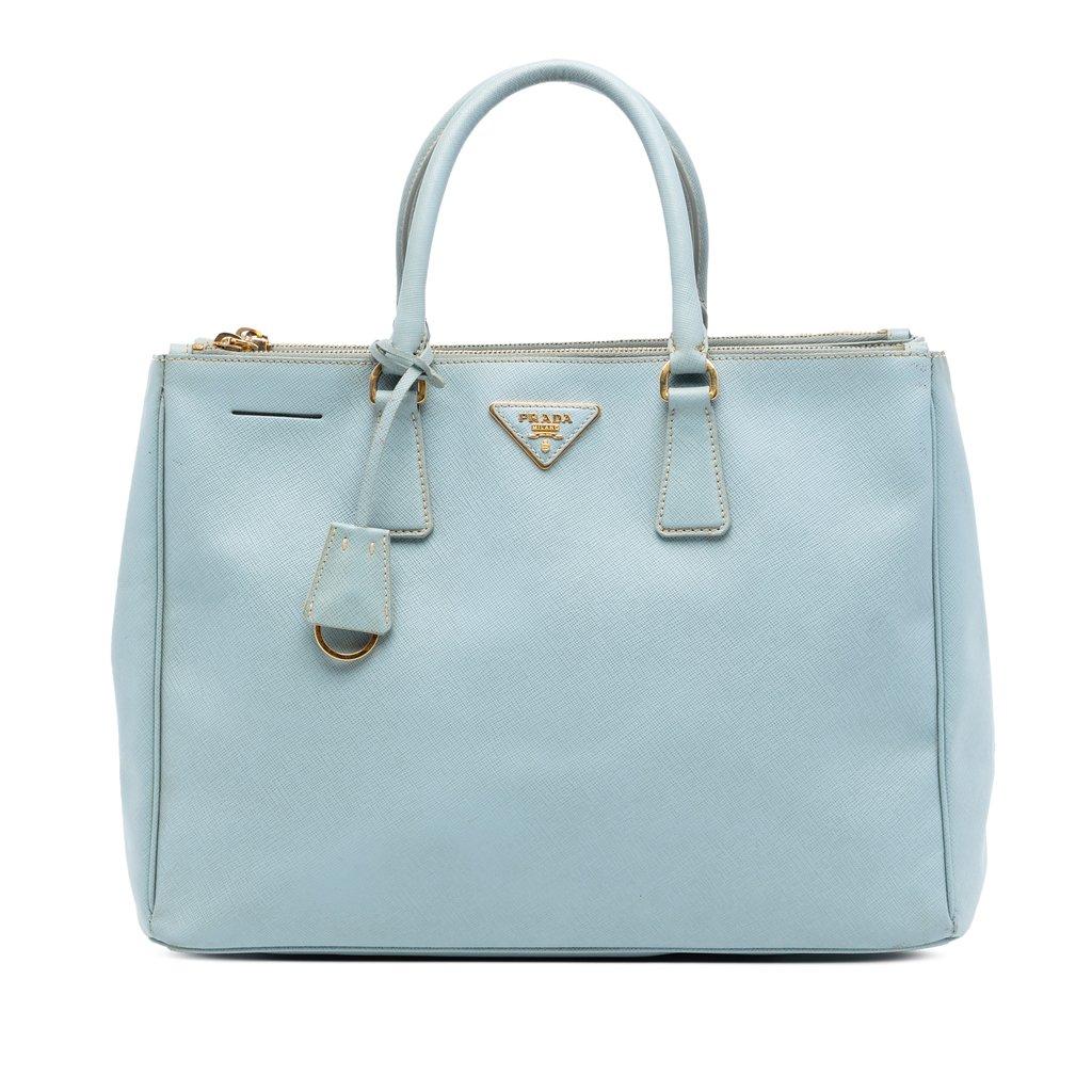 Prada حقيبة سافيانو لوكس جاليريا كبيرة بسحاب مزدوج