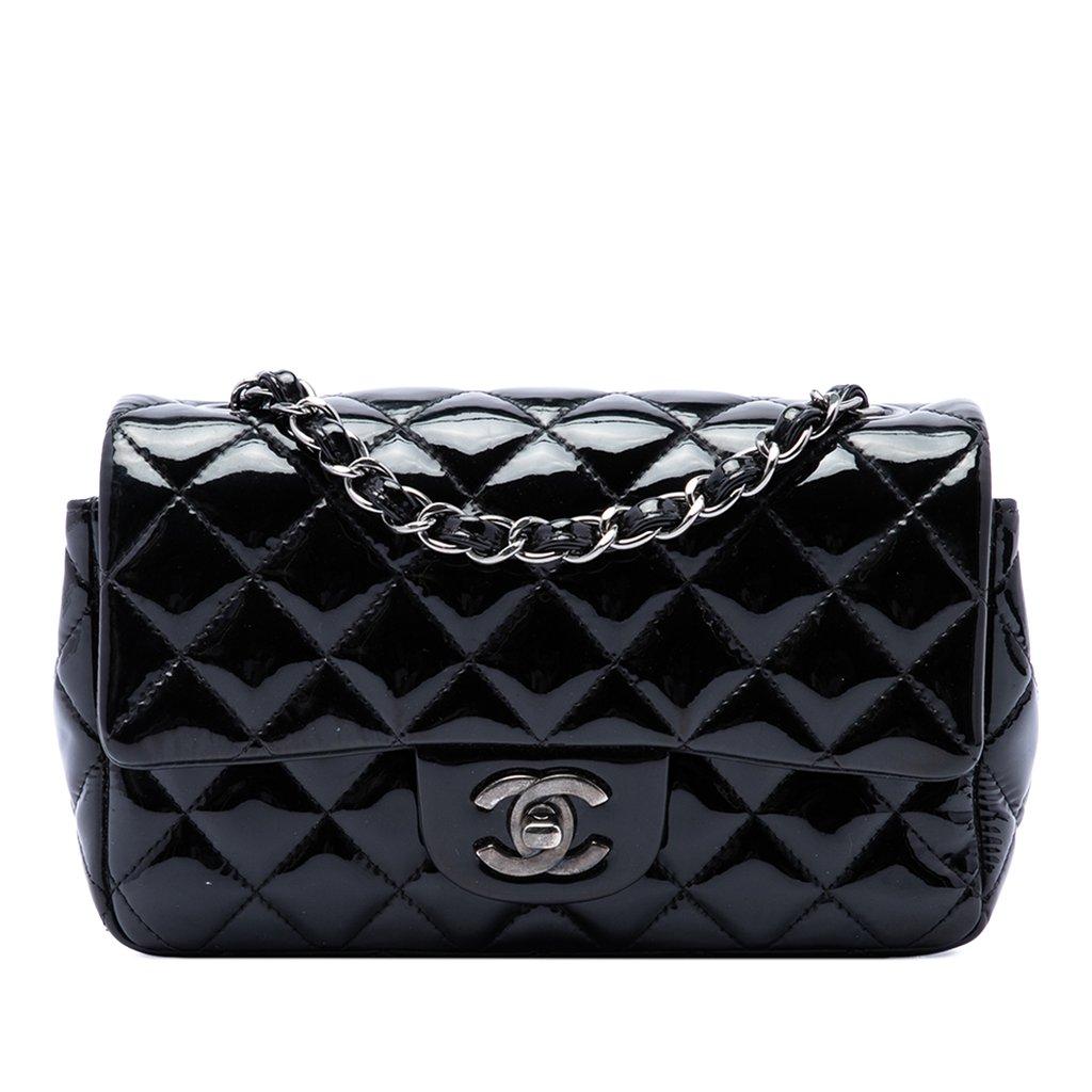 Chanel Mini Rectangular Classic Patent Single Flap