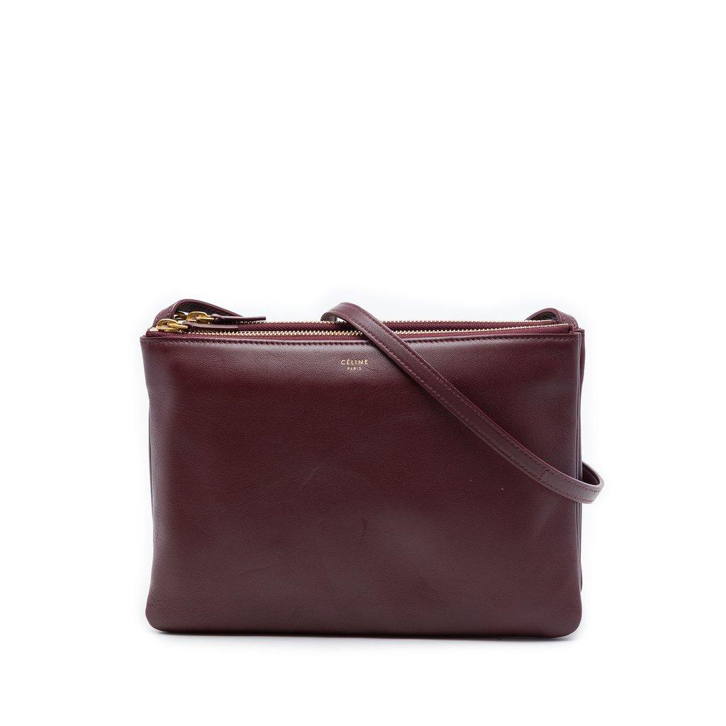 Celine Large Lambskin Trio Crossbody