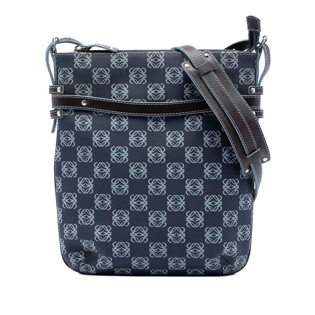 LOEWE Anagram Coated Canvas Crossbody