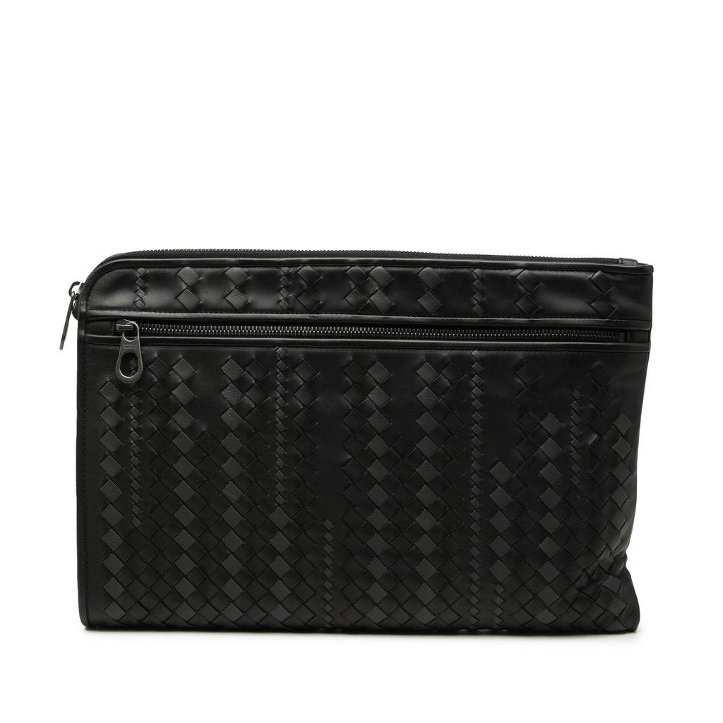 Bottega Veneta Bicolor Nappa Intrecciato Clutch