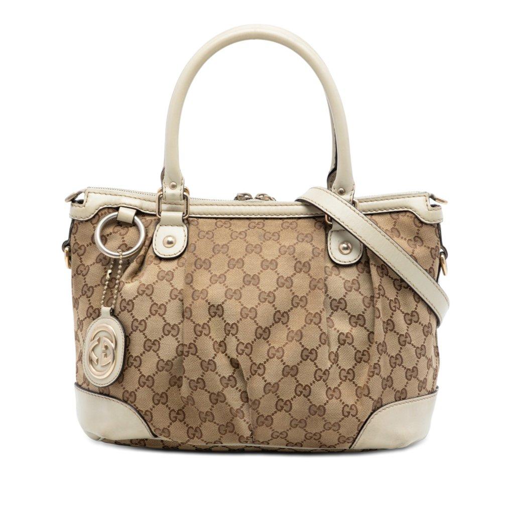 Gucci حقيبة سوكي من قماش جي جي.