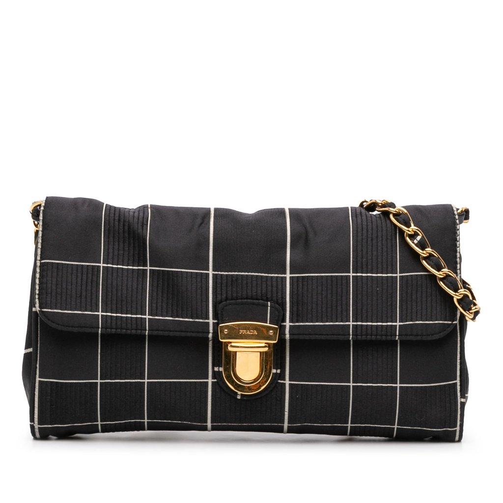 Prada حقيبة كروسبودي بسلسلة من تيسوتو