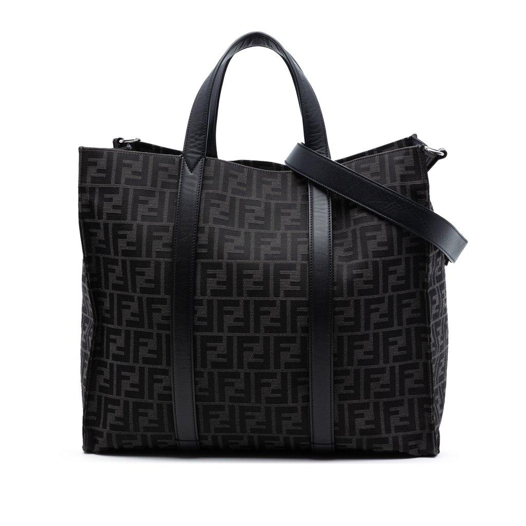 Fendi Large Zucca Jacquard Shopper Tote