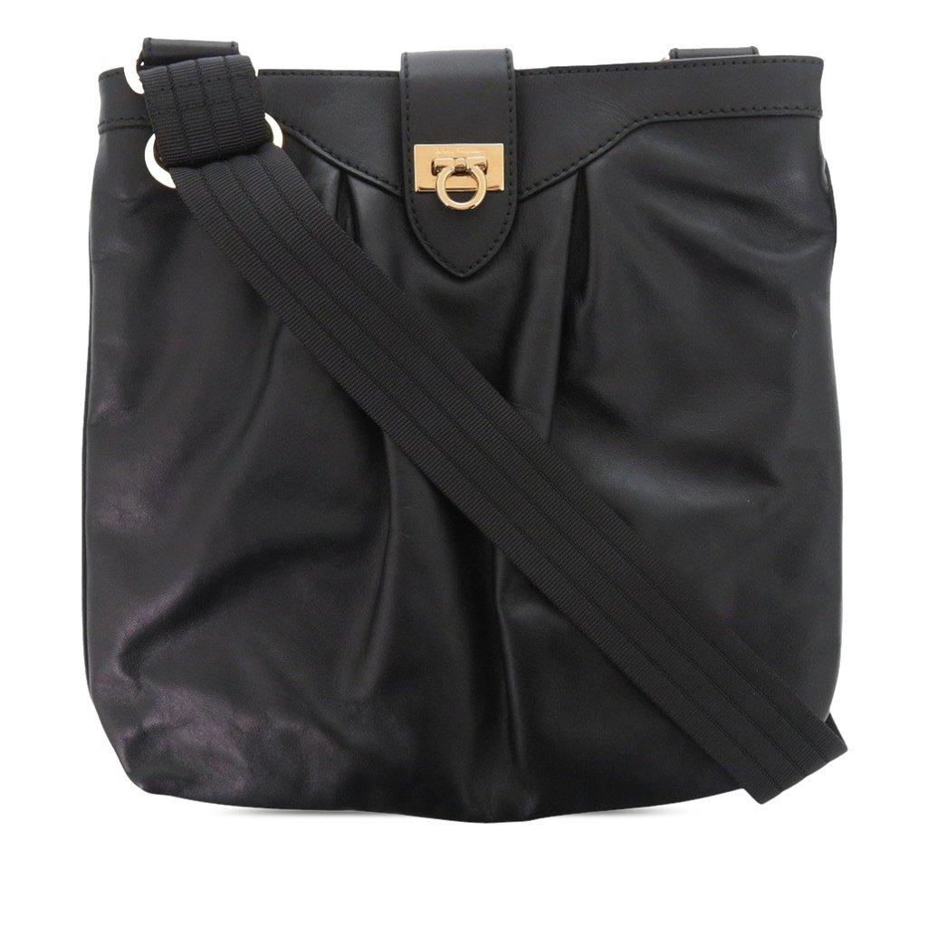 Salvatore Ferragamo Leather Gancini Crossbody