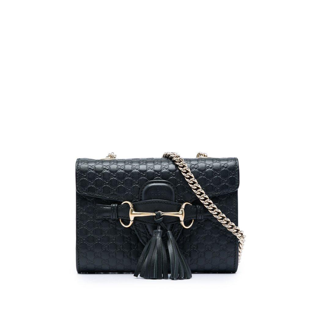 Gucci حقيبة كروس صغيرة من نوع Microguccissima Emily