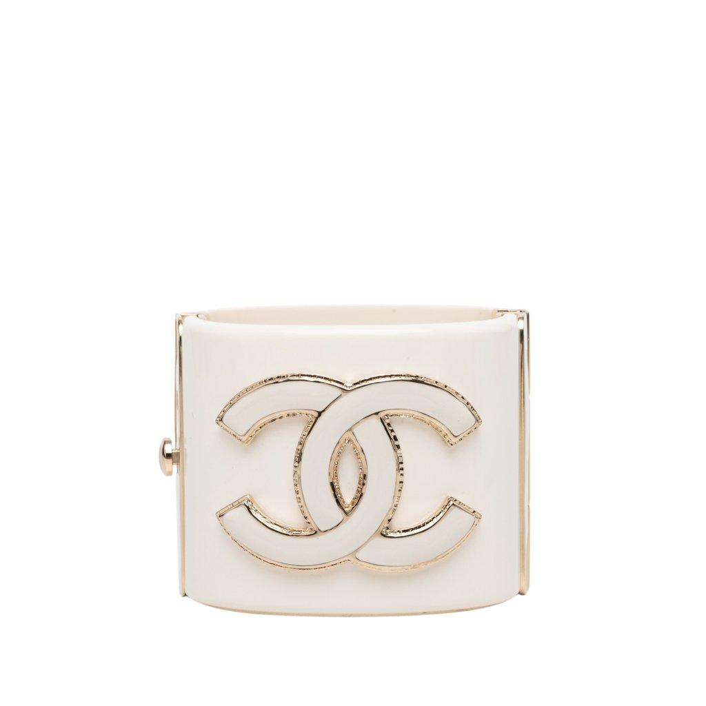 Chanel CC Resin Cuff Bracelet
