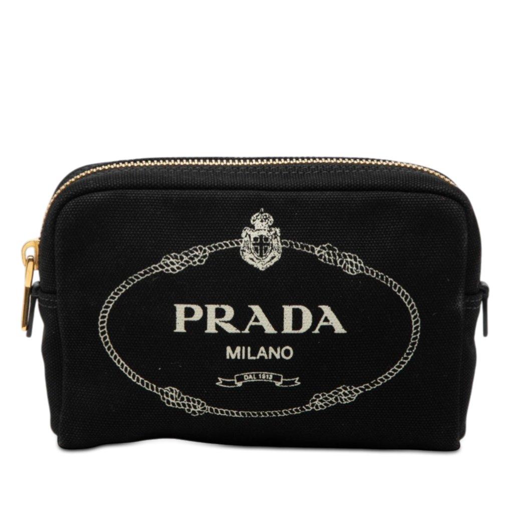 Prada حقيبة قماشية بشعار كانابا