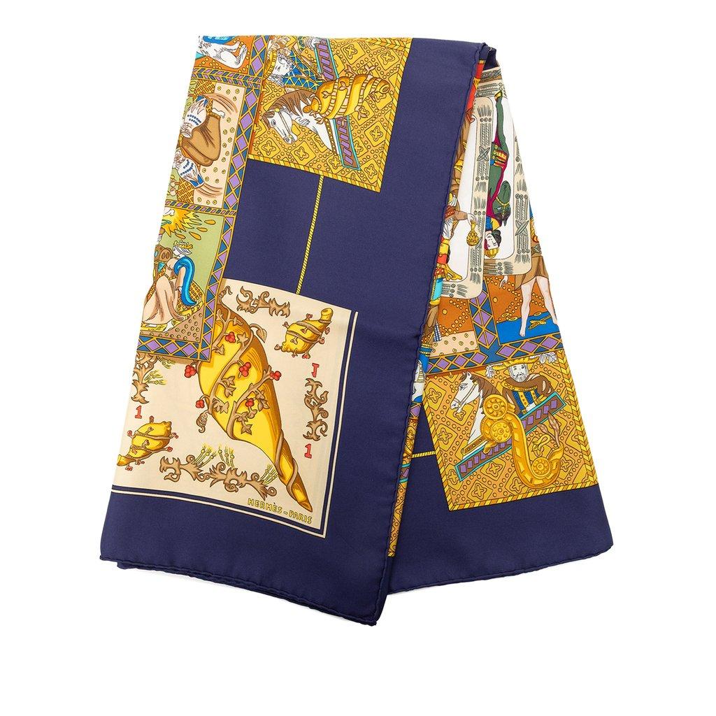 Hermès Le Tarot Silk Scarf 90