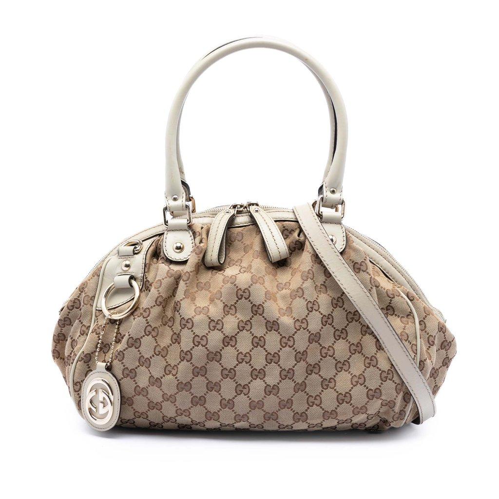 Gucci GG Canvas Sukey Satchel