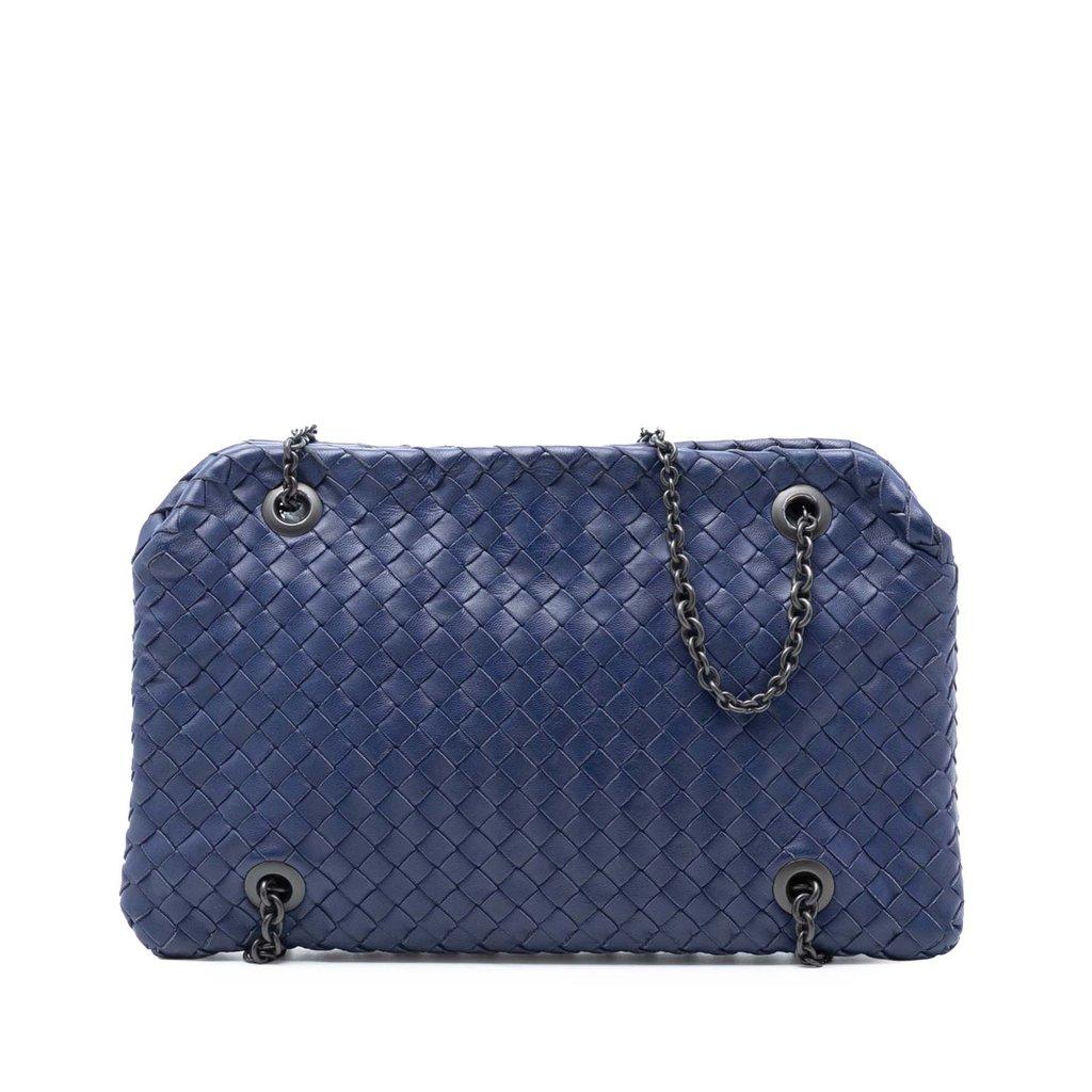 Bottega Veneta حقيبة كتف نابا إنترشياتو ديو