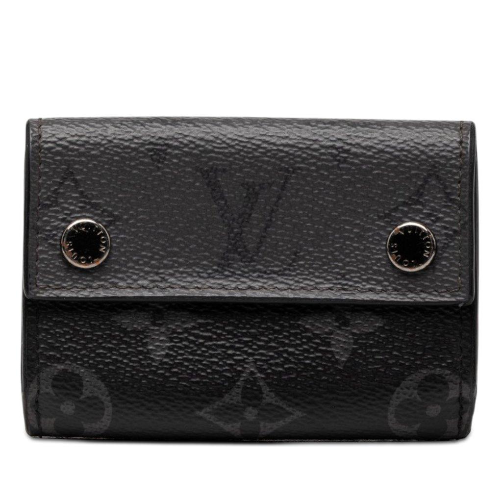 Louis Vuitton Monogram Eclipse Reverse Discovery Compact Wallet