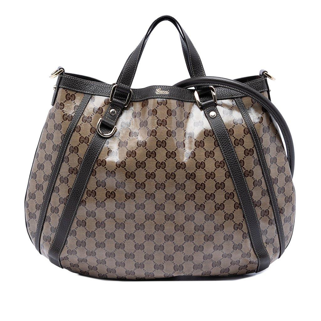 Gucci GG Crystal Abbey D Ring Convertible Tote