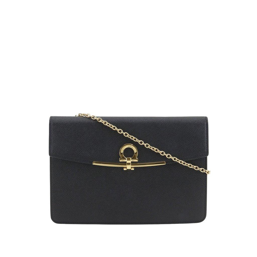 Salvatore Ferragamo Leather Gancini Icona Crossbody