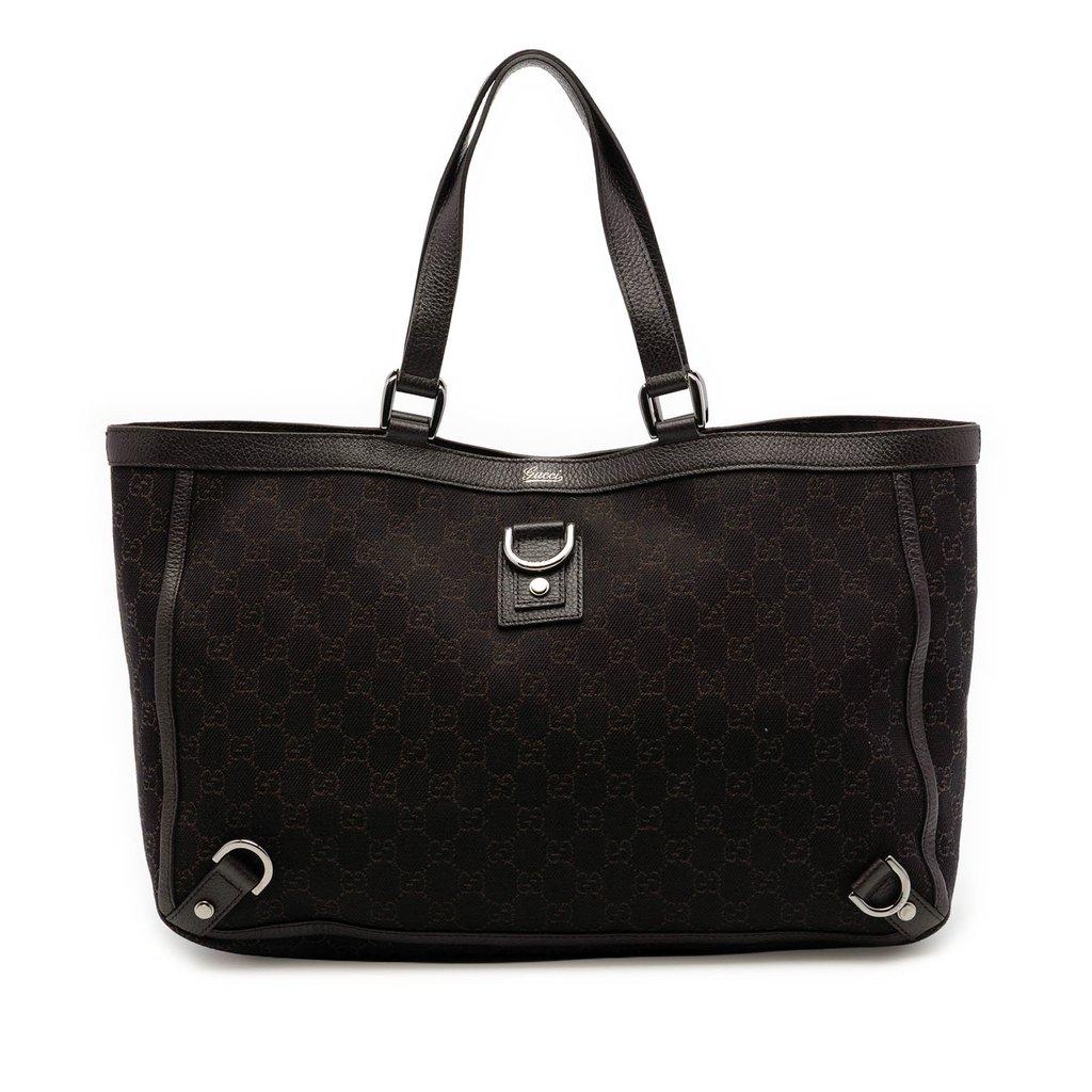 Gucci GG Denim Abbey D Ring Tote