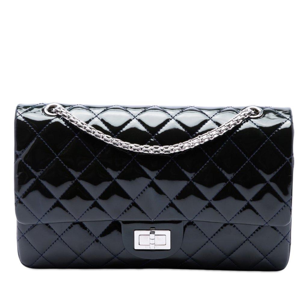 Chanel Quilted Patent Reissue 2.55 Double Flap 227