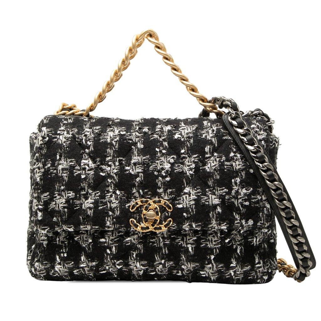 Chanel Large Tweed 19 Flap