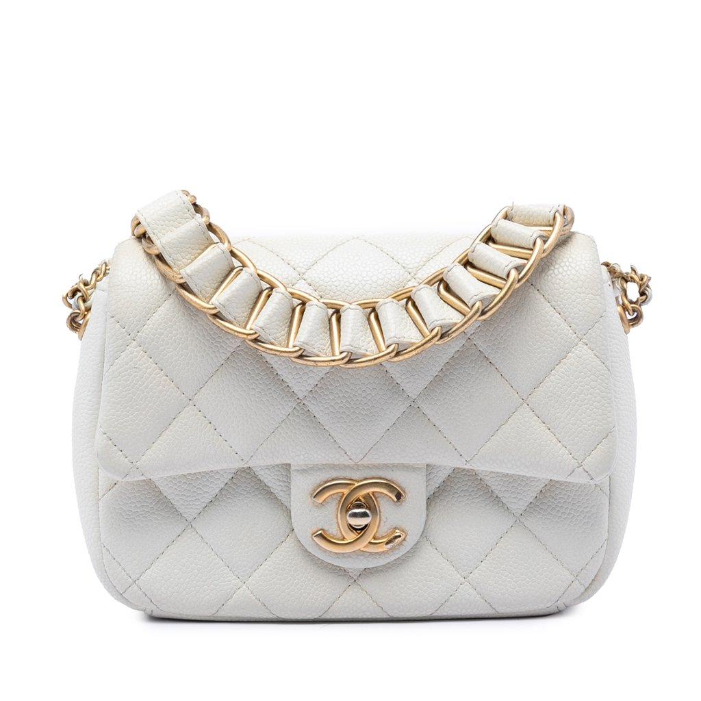 Chanel Mini Quilted Caviar Chain Soul Flap