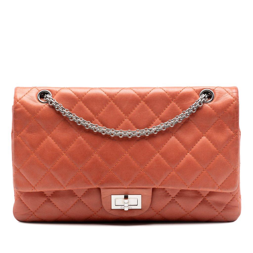 Chanel إصدار جديد من جلد الخروف المبطن 2.55 ذو غطاء مزدوج 227