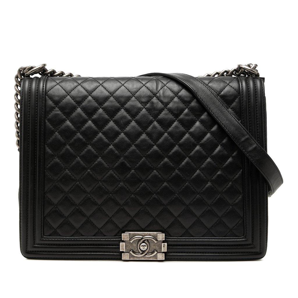 Chanel Large Quilted Lambskin Boy Flap