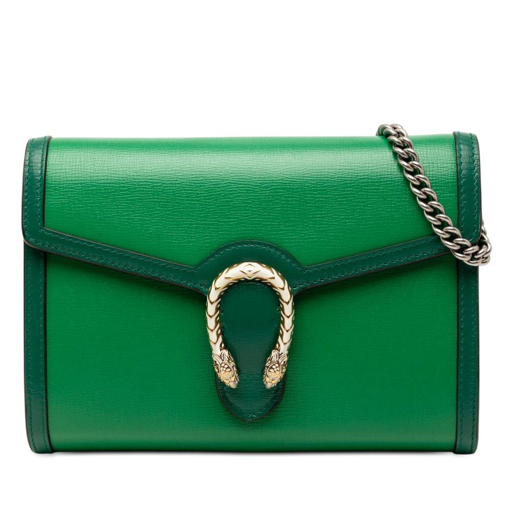 Gucci Bicolor Calfskin Dionysus Wallet on Chain