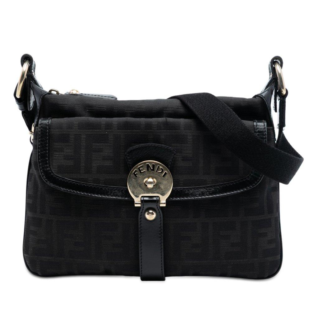 Fendi حقيبة كروس من قماش زوكا شيف بسحاب