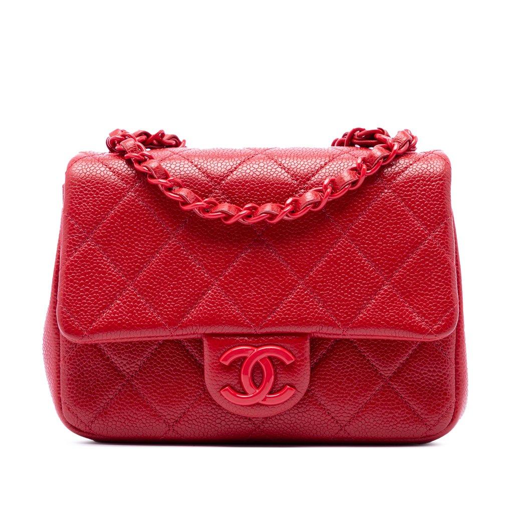 Chanel Mini Square Caviar Incognito Flap