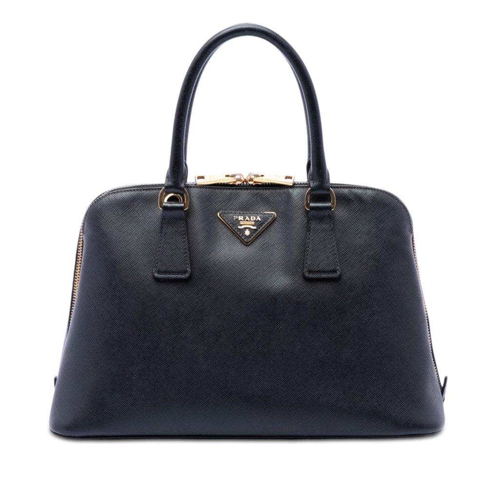 Prada Medium Saffiano Lux Promenade Satchel