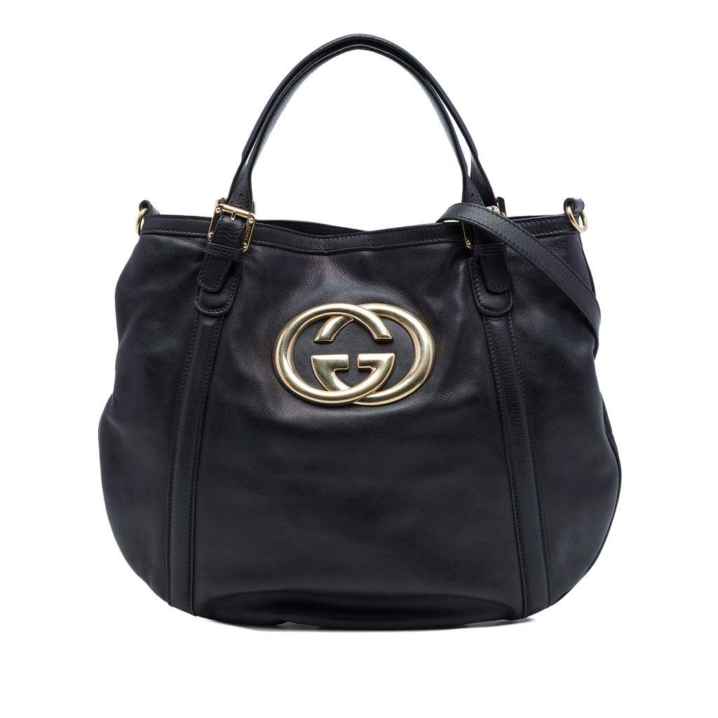 Gucci Medium Calfskin Britt Satchel