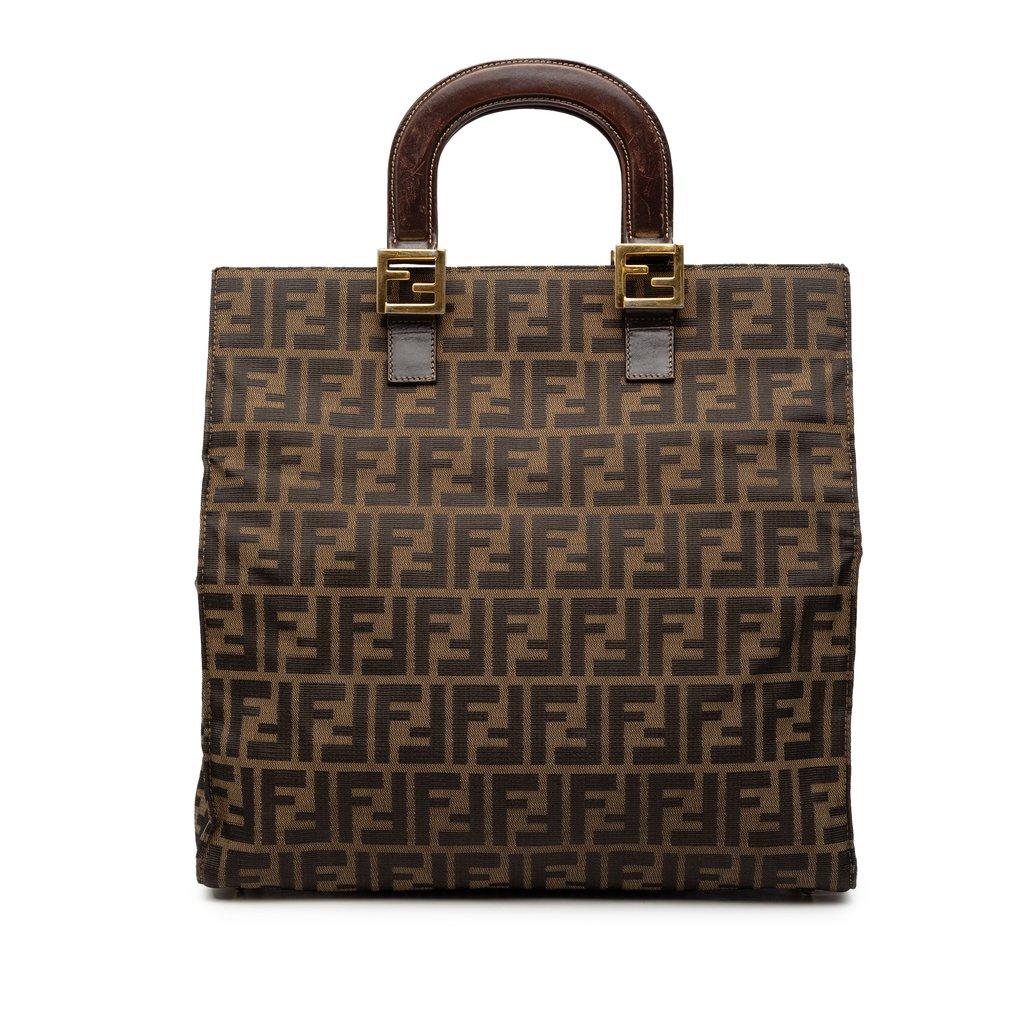 Fendi حقيبة زوكا كانفاس توينز توت