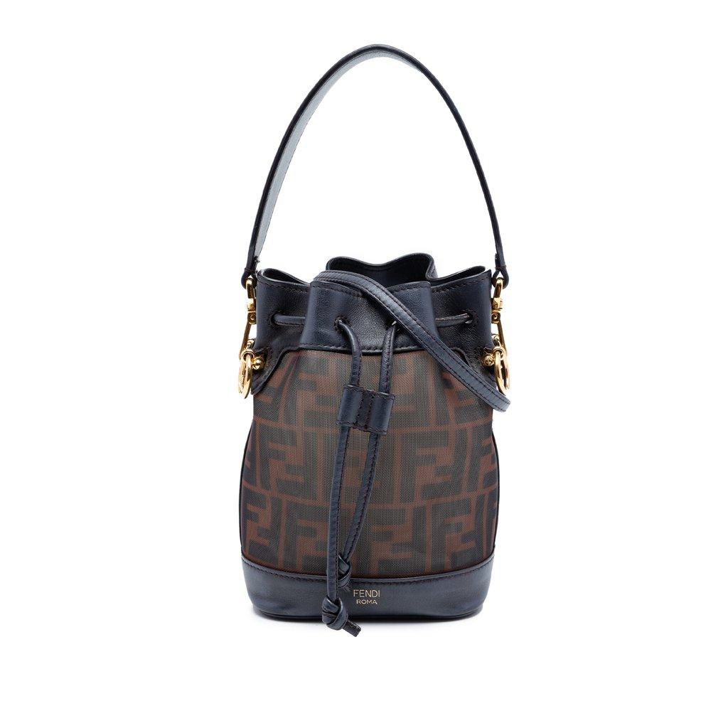 Fendi Mini Zucca Mesh Mon Tresor Bucket Bag