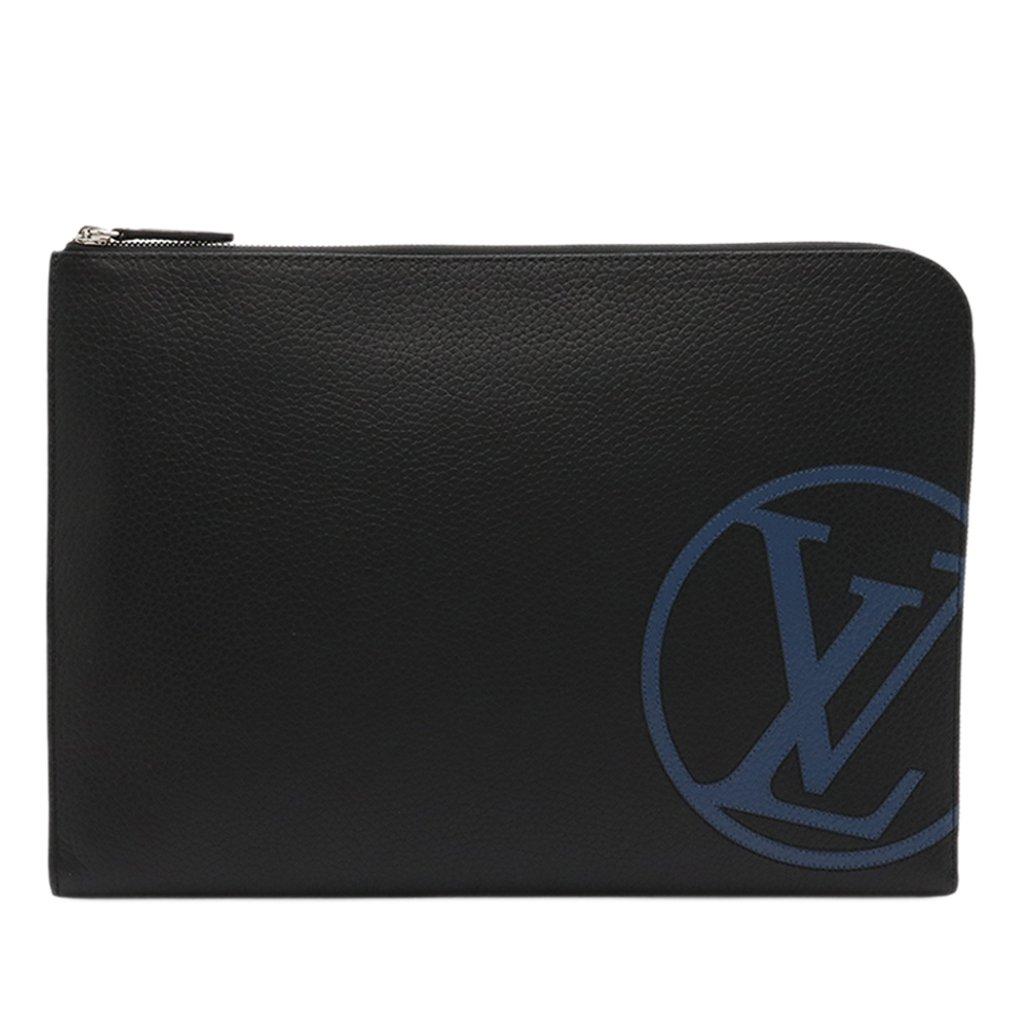 Louis Vuitton الأحرف الأولى من Taurillon Circle Pochette Jour GM