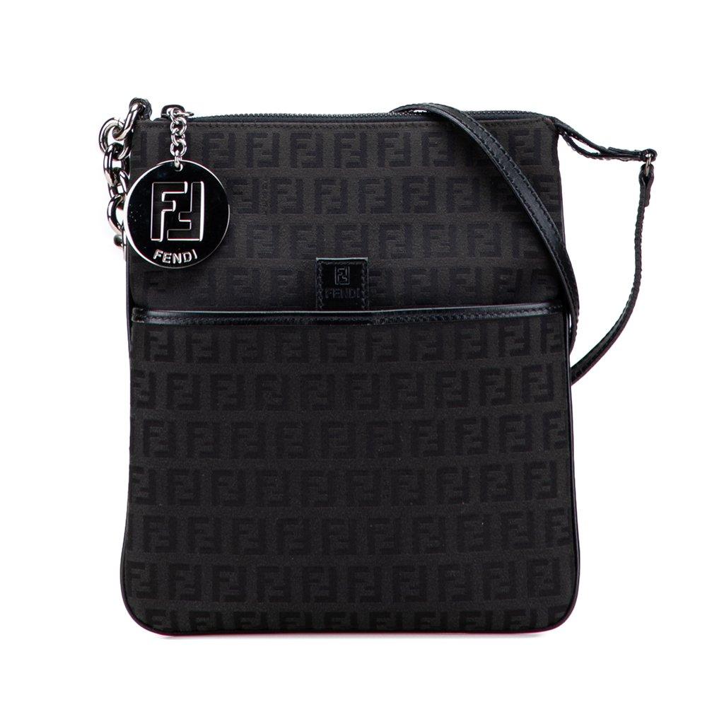 Fendi حقيبة كروسبودي من قماش الكوسة
