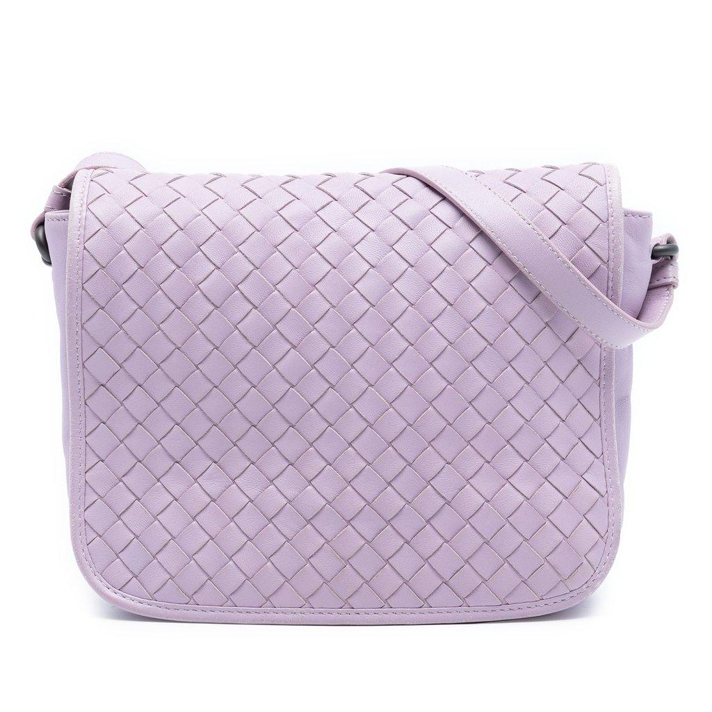 Bottega Veneta حقيبة كروس نابا إنترشياتو بقلاب