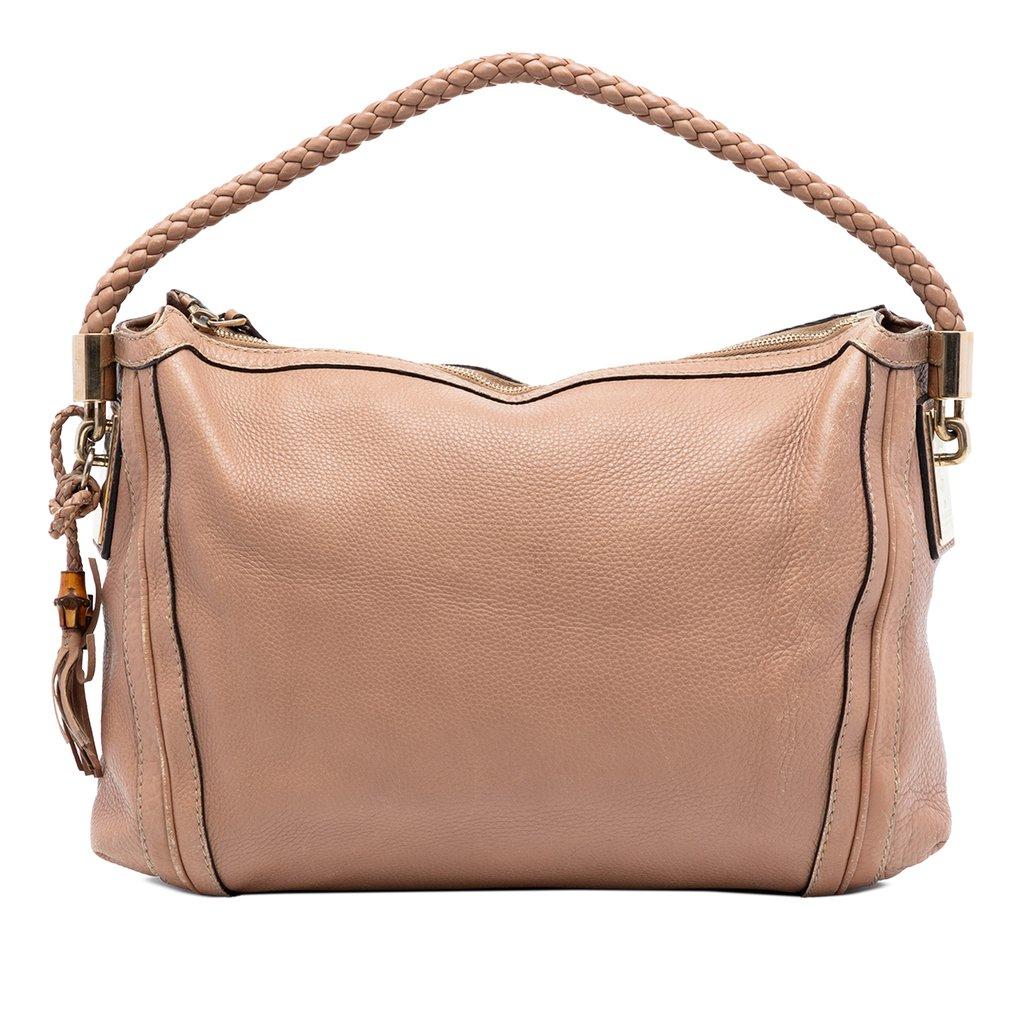 Gucci Medium Pebbled Calfskin Bella Shoulder Bag