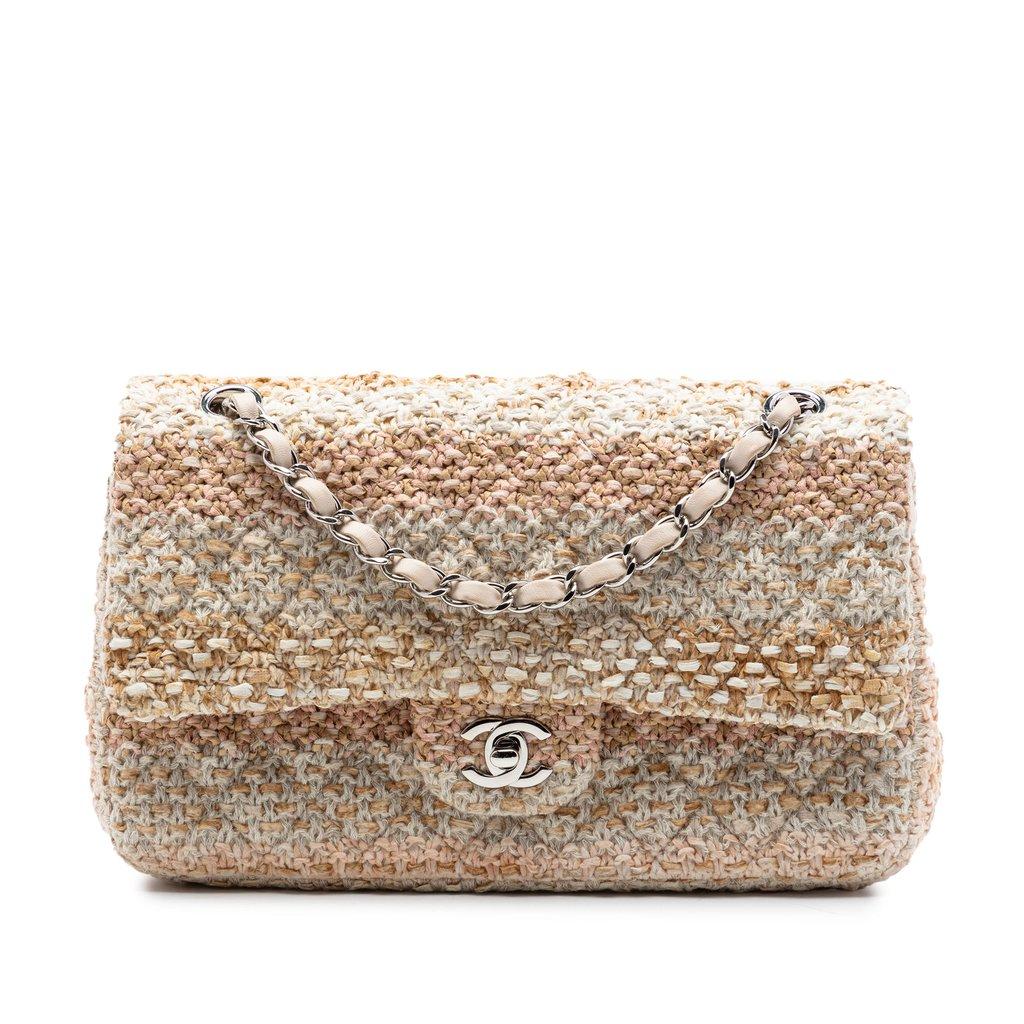 Chanel Medium Classic Tweed Double Flap
