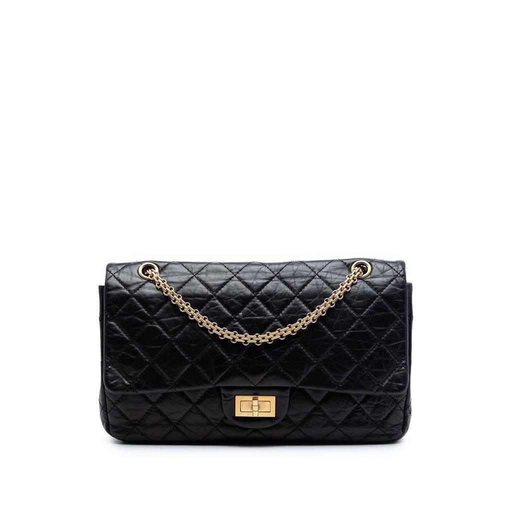 Chanel Quilted Aged Calfskin Reissue 2.55 Double Flap 227