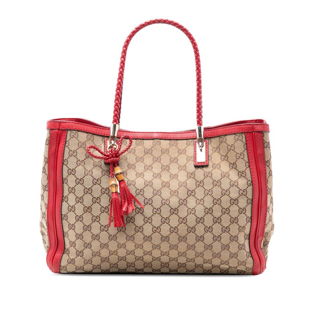 Gucci حقيبة بيلا توت متوسطة الحجم من قماش GG