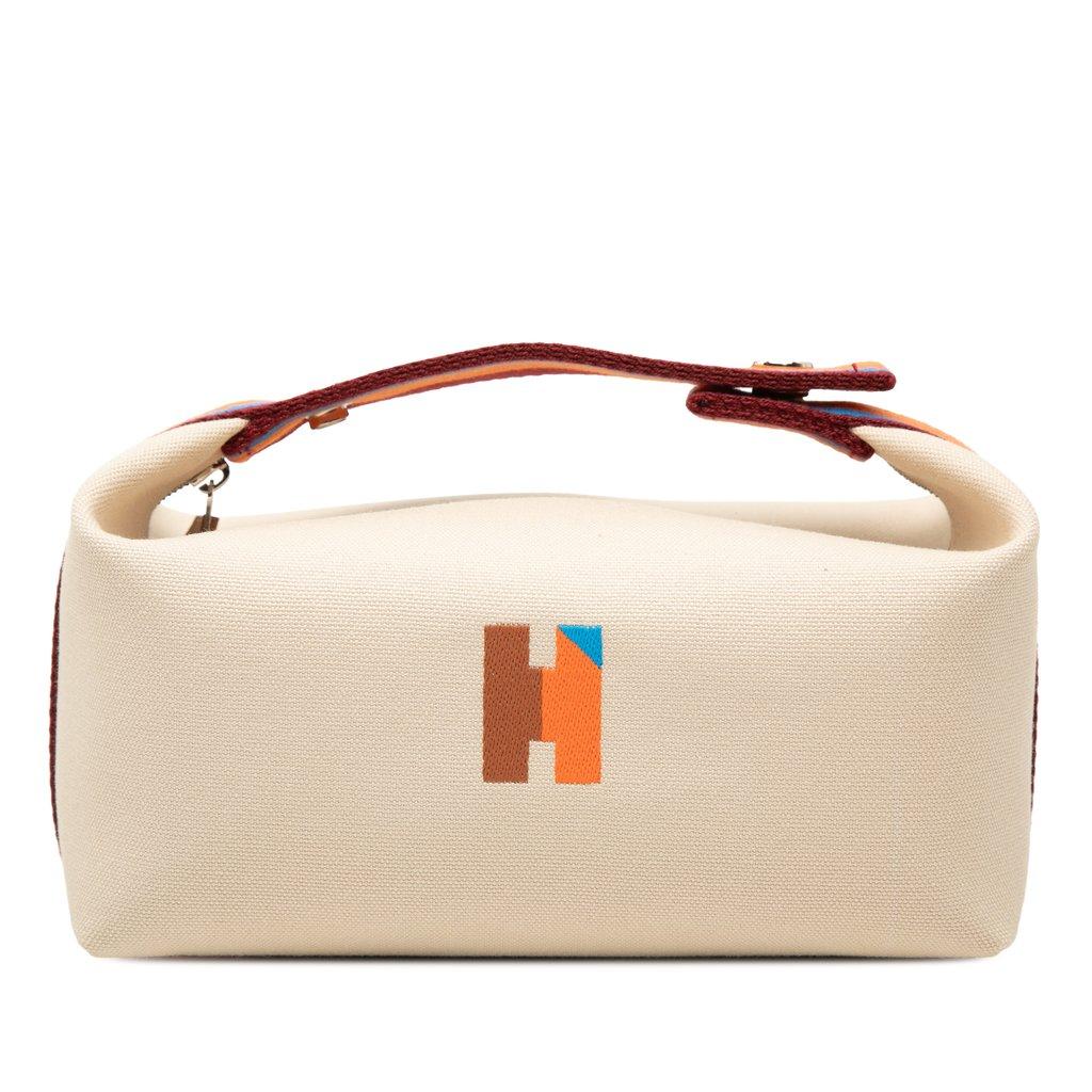 Hermès Small Toile Bride A Brac H Pavillon Case
